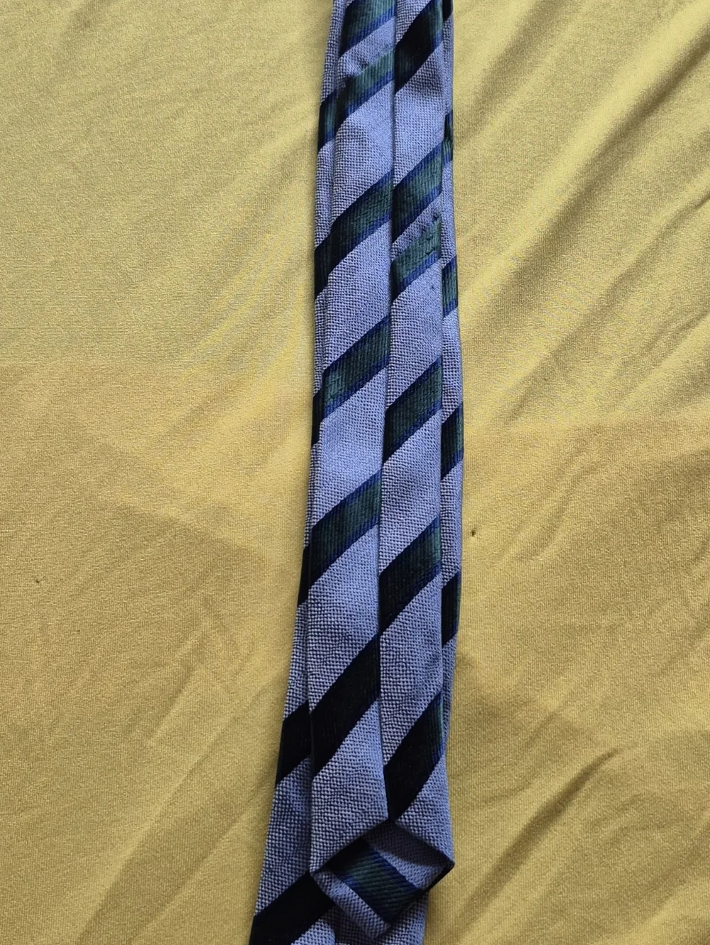 Light Blue and Navy Striped Boy's Tie